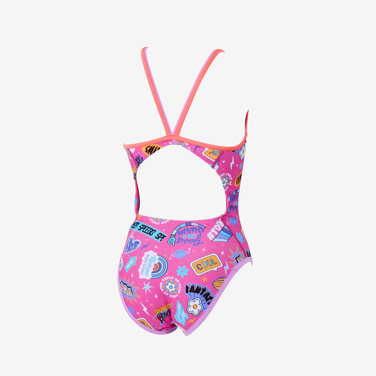 スピードSPEEDOスイムフィットネス競泳水着カラフルアイコンズターンズスーツCOLORFULICONSTURNSSUITSTW02654-PNレディース女性26S2