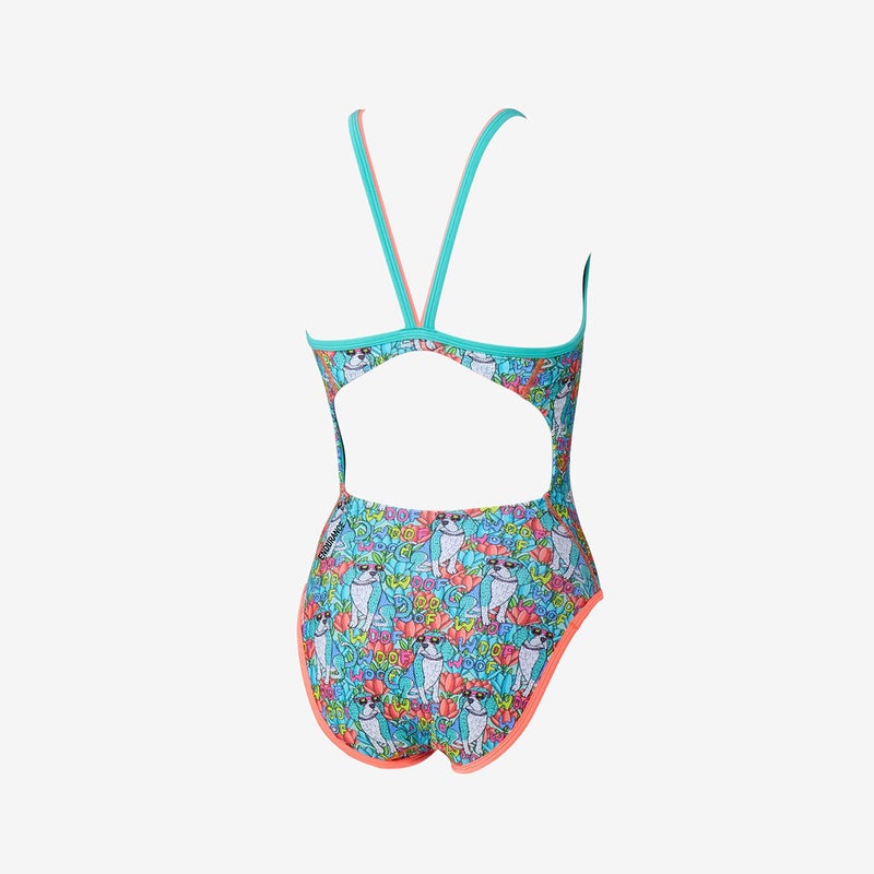 スピードSPEEDOスイムフィットネス競泳水着モルガフラワードッグターンズスーツMULGAFLOWERDOGTURNSSUITSTW02659MU-BLレディース女性26S2