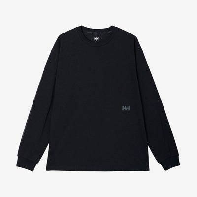 ヘリーハンセンHELLYHANSENアウトドアカジュアルウェア長袖TシャツロンTロングスリーブレターティーHME32659-Kメンズ男性26FW秋冬