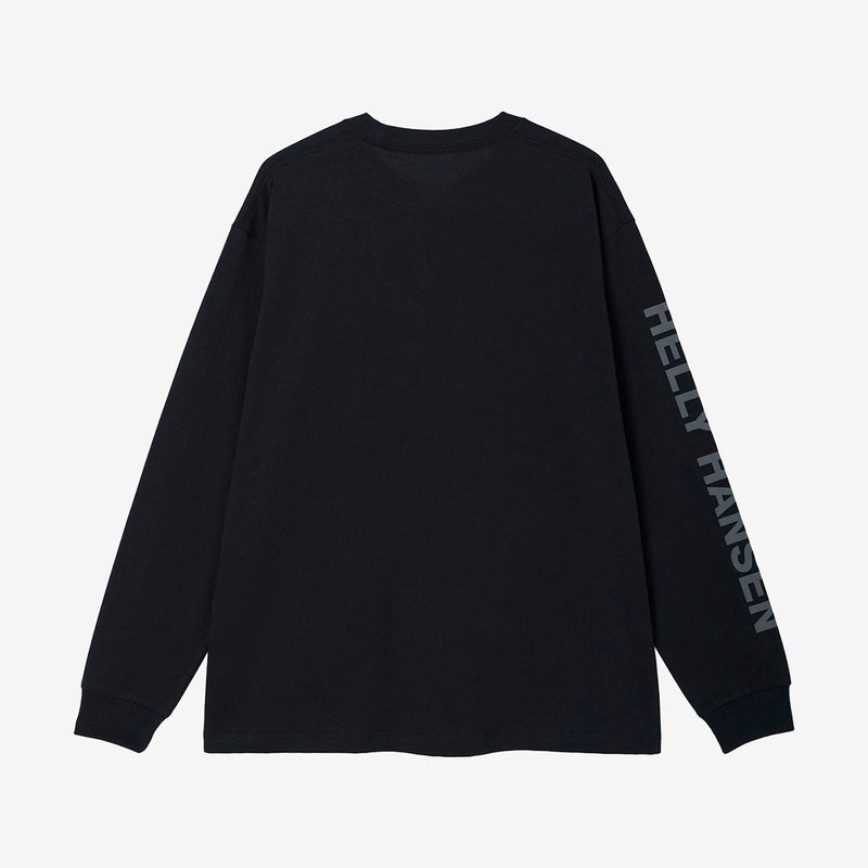 ヘリーハンセンHELLYHANSENアウトドアカジュアルウェア長袖TシャツロンTロングスリーブレターティーHME32659-Kメンズ男性26FW秋冬