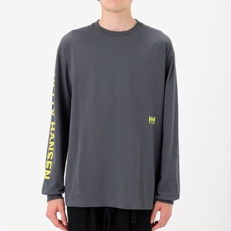ヘリーハンセンHELLYHANSENアウトドアカジュアルウェア長袖TシャツロンTロングスリーブレターティーHME32659-KZメンズ男性26FW秋冬
