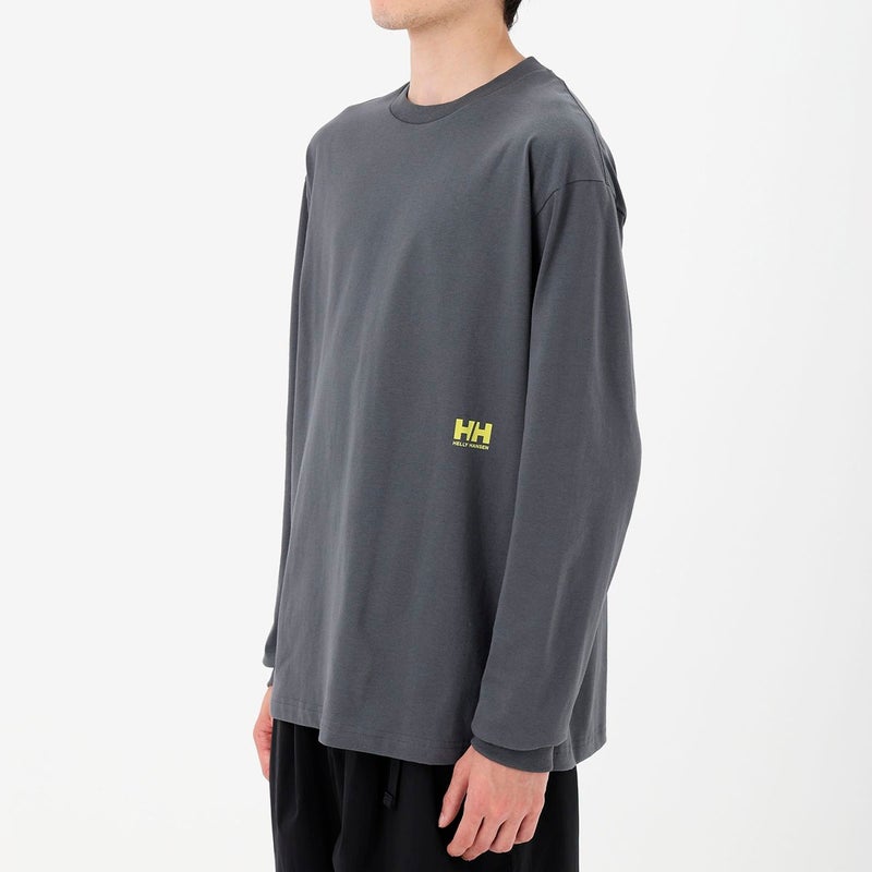 ヘリーハンセンHELLYHANSENアウトドアカジュアルウェア長袖TシャツロンTロングスリーブレターティーHME32659-KZメンズ男性26FW秋冬