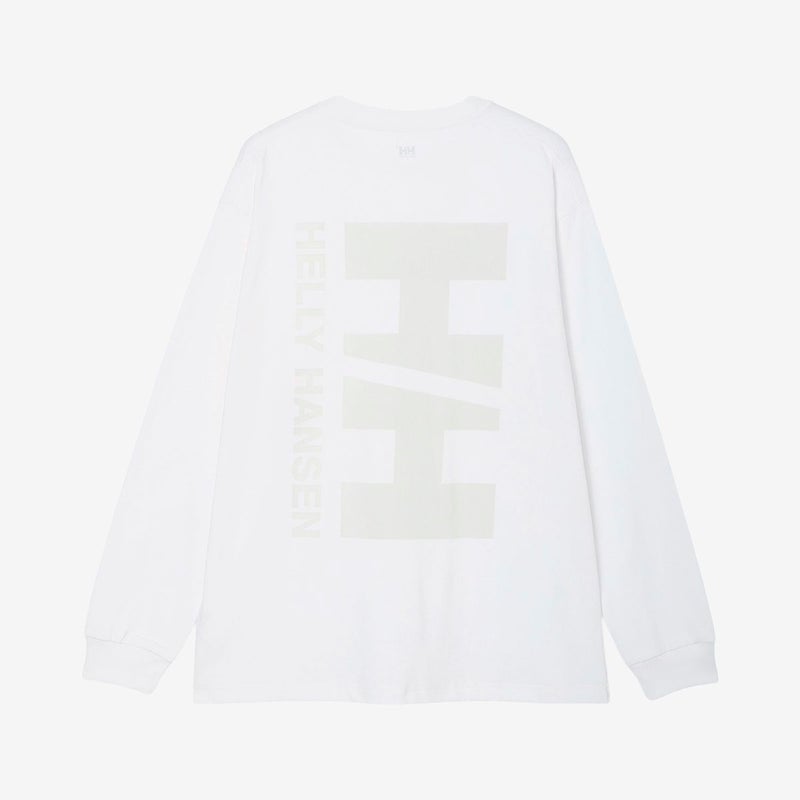 ヘリーハンセンHELLYHANSENアウトドアカジュアルウェア長袖TシャツロンTロングスリーブバーチカルビッグロゴティーHME32660-CWメンズ男性26FW秋冬