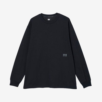 ヘリーハンセンHELLYHANSENアウトドアカジュアルウェア長袖TシャツロンTロングスリーブバーチカルビッグロゴティーHME32660-Kメンズ男性26FW秋冬