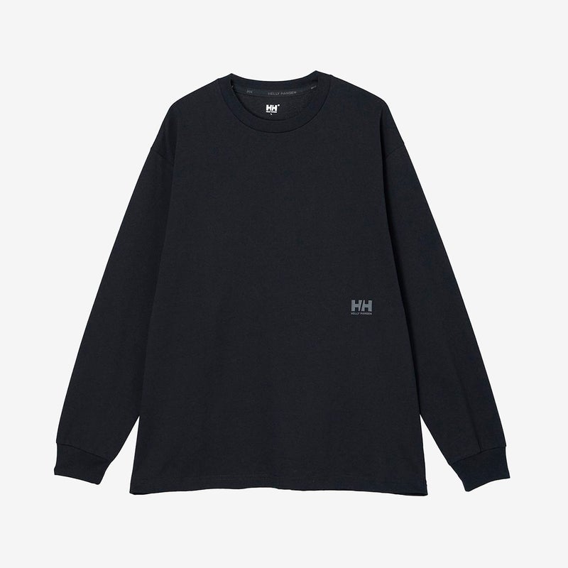 ヘリーハンセンHELLYHANSENアウトドアカジュアルウェア長袖TシャツロンTロングスリーブバーチカルビッグロゴティーHME32660-Kメンズ男性26FW秋冬