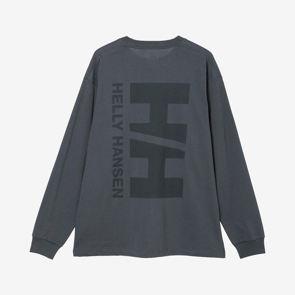 ヘリーハンセンHELLYHANSENアウトドアカジュアルウェア長袖TシャツロンTロングスリーブバーチカルビッグロゴティーHME32660-KZメンズ男性26FW秋冬
