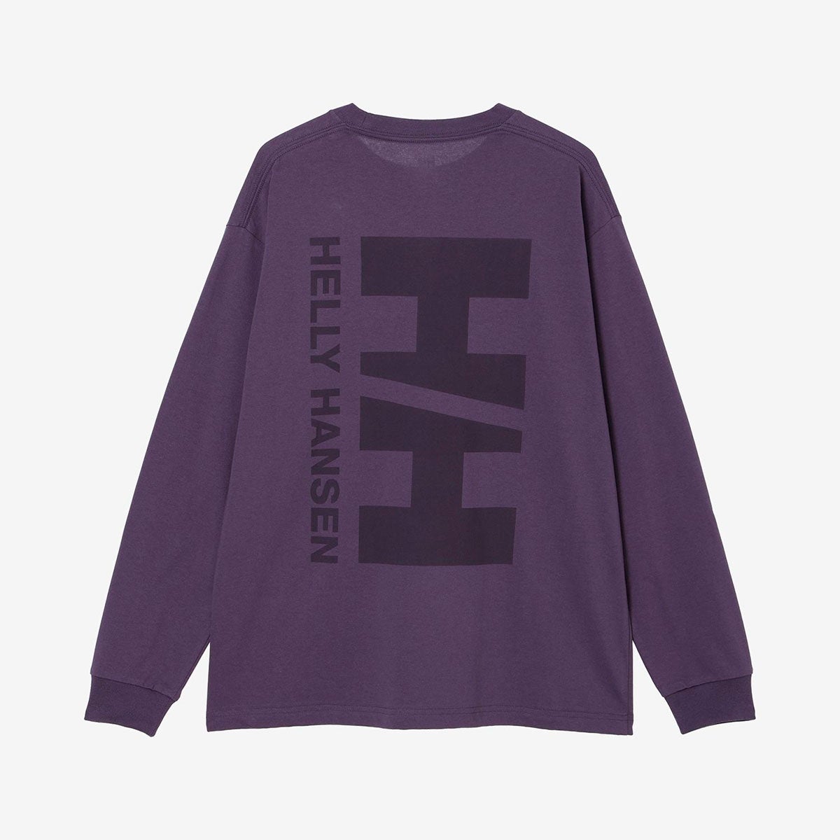 ヘリーハンセンHELLYHANSENアウトドアカジュアルウェア長袖TシャツロンTロングスリーブバーチカルビッグロゴティーHME32660-NTメンズ男性26FW秋冬