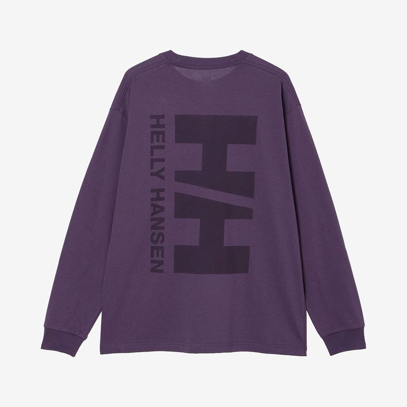 ヘリーハンセンHELLYHANSENアウトドアカジュアルウェア長袖TシャツロンTロングスリーブバーチカルビッグロゴティーHME32660-NTメンズ男性26FW秋冬