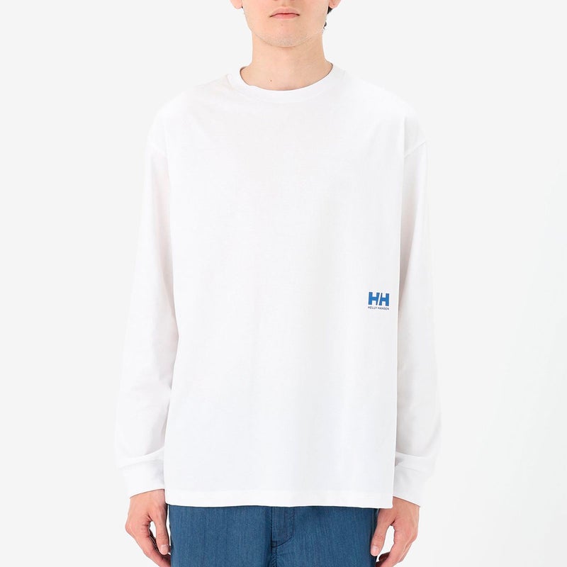ヘリーハンセンHELLYHANSENアウトドアカジュアルウェア長袖TシャツロンTロングスリーブセブンロゴズティーHME32661-CWメンズ男性26FW秋冬