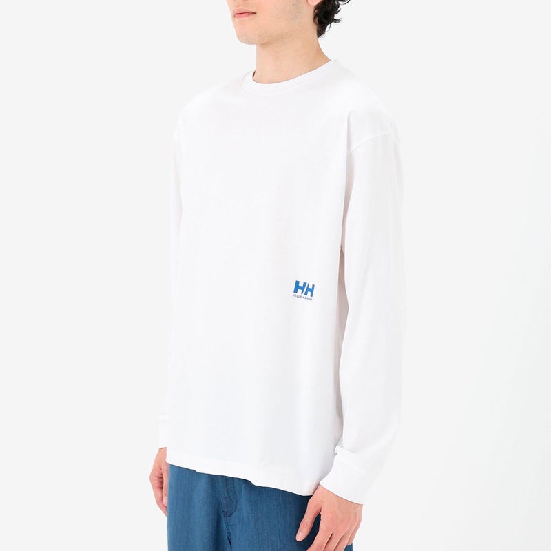 ヘリーハンセンHELLYHANSENアウトドアカジュアルウェア長袖TシャツロンTロングスリーブセブンロゴズティーHME32661-CWメンズ男性26FW秋冬