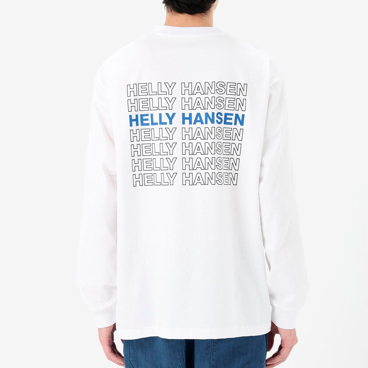 ヘリーハンセンHELLYHANSENアウトドアカジュアルウェア長袖TシャツロンTロングスリーブセブンロゴズティーHME32661-CWメンズ男性26FW秋冬