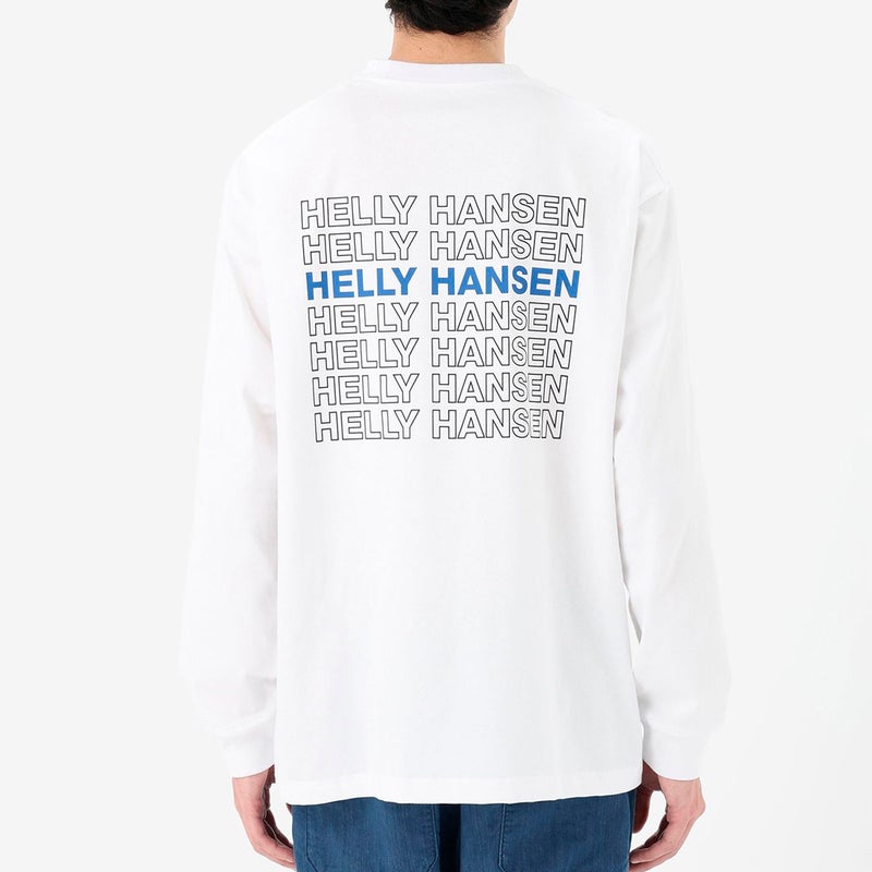 ヘリーハンセンHELLYHANSENアウトドアカジュアルウェア長袖TシャツロンTロングスリーブセブンロゴズティーHME32661-CWメンズ男性26FW秋冬