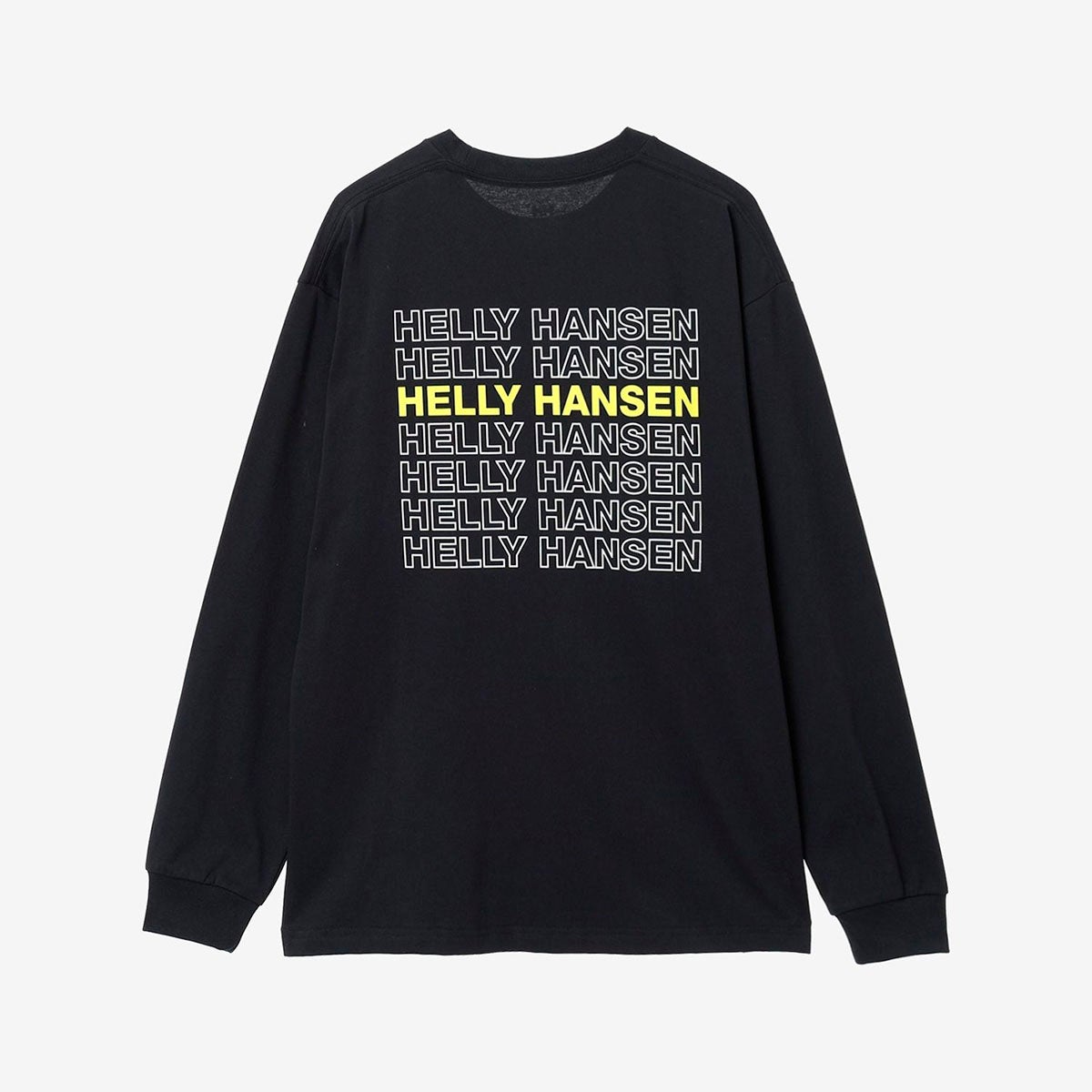 ヘリーハンセンHELLYHANSENアウトドアカジュアルウェア長袖TシャツロンTロングスリーブセブンロゴズティーHME32661-Kメンズ男性26FW秋冬