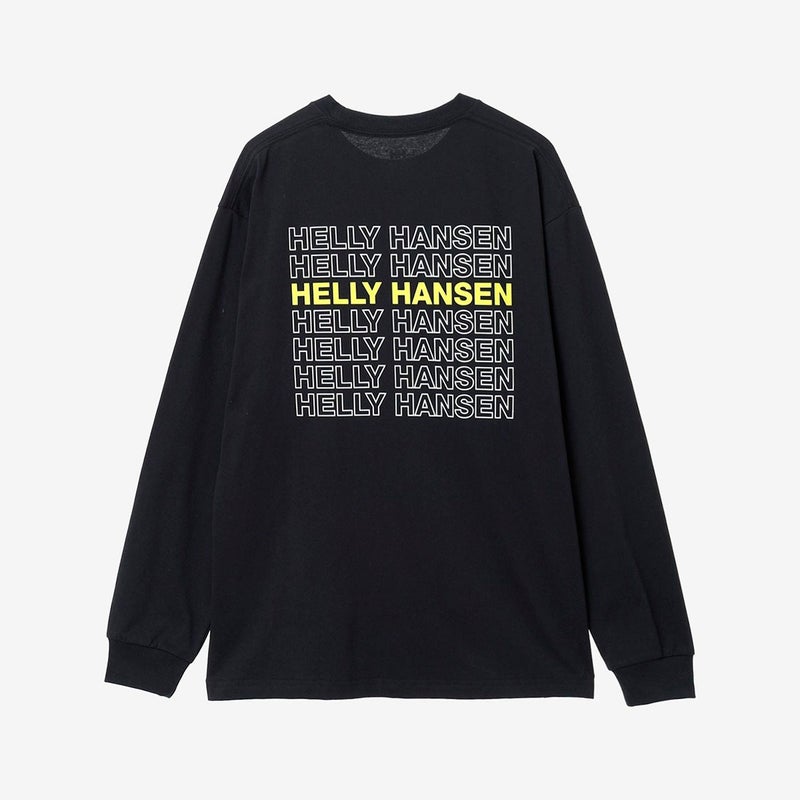 ヘリーハンセンHELLYHANSENアウトドアカジュアルウェア長袖TシャツロンTロングスリーブセブンロゴズティーHME32661-Kメンズ男性26FW秋冬