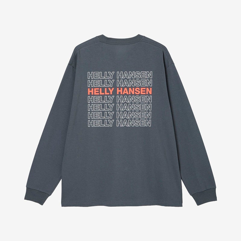 ヘリーハンセンHELLYHANSENアウトドアカジュアルウェア長袖TシャツロンTロングスリーブセブンロゴズティーHME32661-KZメンズ男性26FW秋冬
