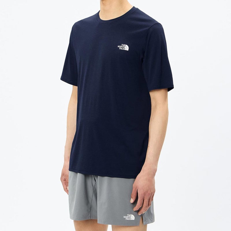ザ・ノース・フェイスTHENORTHFACEランニングウェア半袖TシャツショートスリーブGTDメランジクルーNT12595-UNメンズ男性26FW秋冬