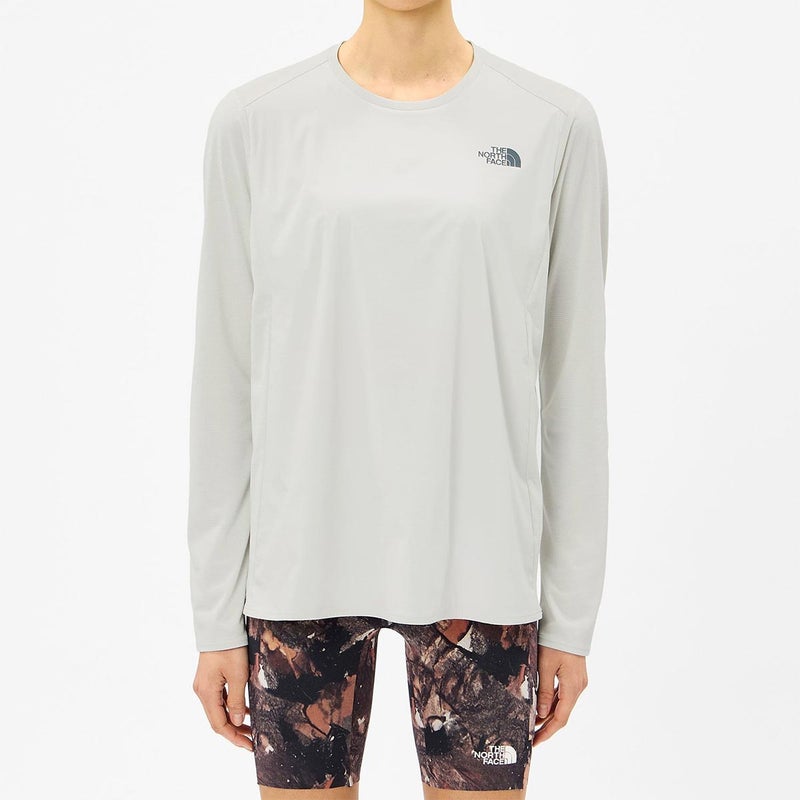 ザ・ノース・フェイスTHENORTHFACEランニングウェア長袖TシャツロンTロングスリーブハイブリッドGTDメランジクルーNTW62577-G2レディース女性26FW秋冬