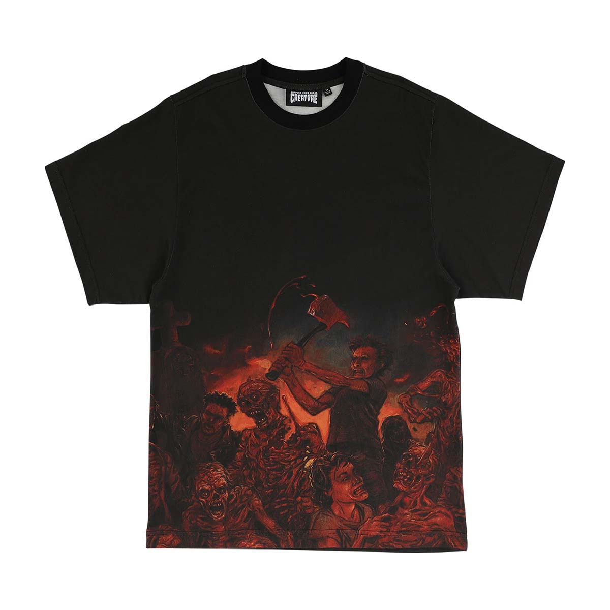 クリーチャーCREATUREスケボースケートボードウェア半袖TシャツCannibalCorpseMensCreatureRingerT-Shirt560262401メンズ男性26SU春夏