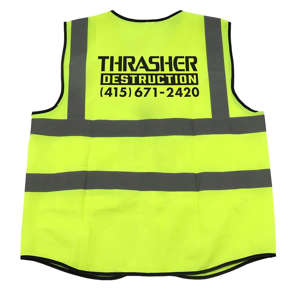 スラッシャーTHRASHERスケボースケートボードウェアベストDESTRUCTIONVEST10341SB40061メンズ男性26SP春夏