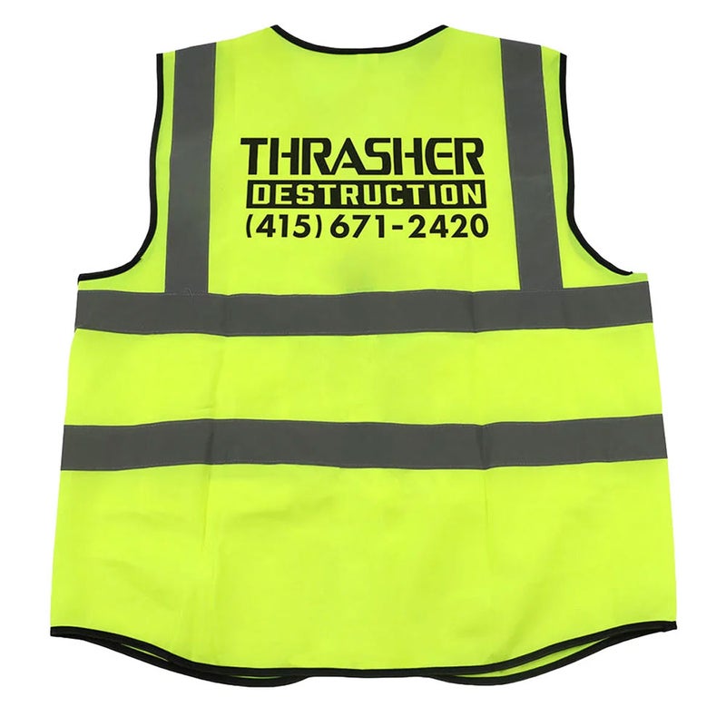 スラッシャーTHRASHERスケボースケートボードウェアベストDESTRUCTIONVEST10341SB40061メンズ男性26SP春夏