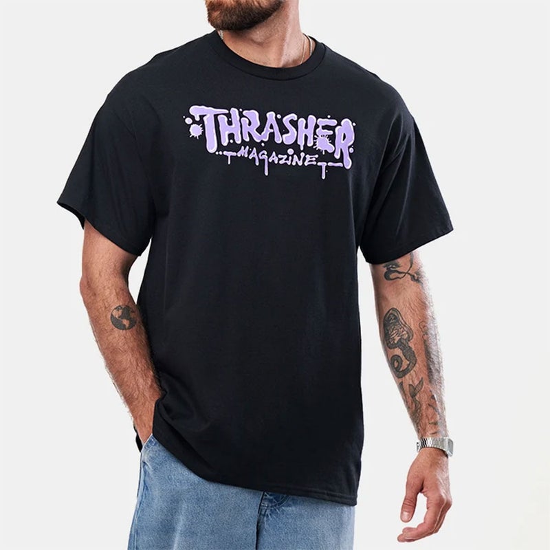 スラッシャーTHRASHERスケボースケートボードウェア半袖TシャツWETPAINTS/S145922メンズ男性26SP春夏
