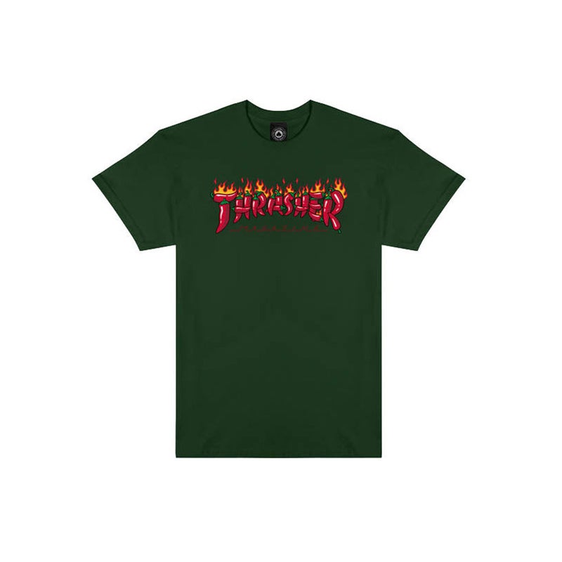 スラッシャーTHRASHERスケボースケートボードウェア半袖TシャツFUEGOS/S145926メンズ男性26SP春夏