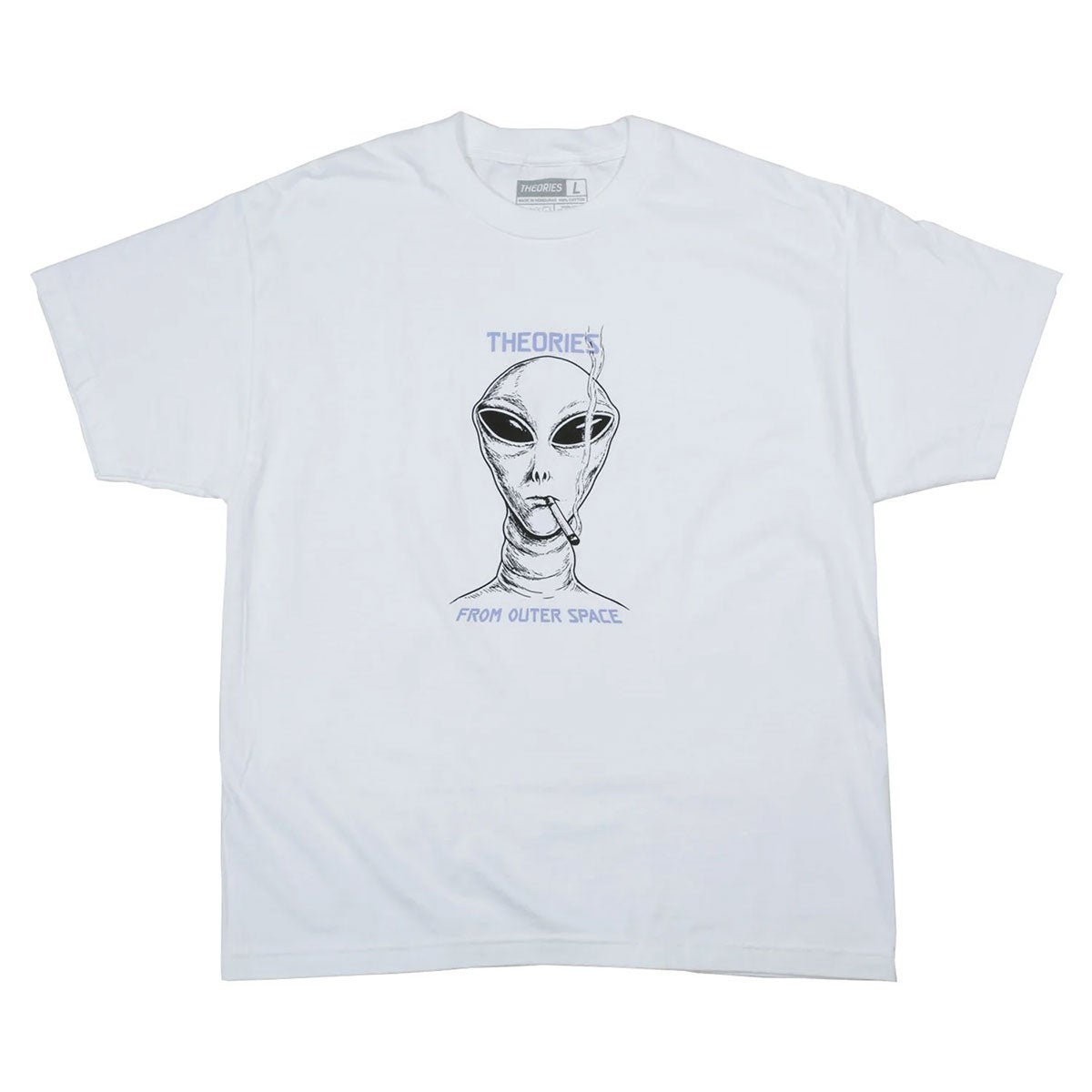 セオリーズTHEORIESスケボースケートボードウェア半袖TシャツOUTERSPACETEE36391SE8022026SP春夏