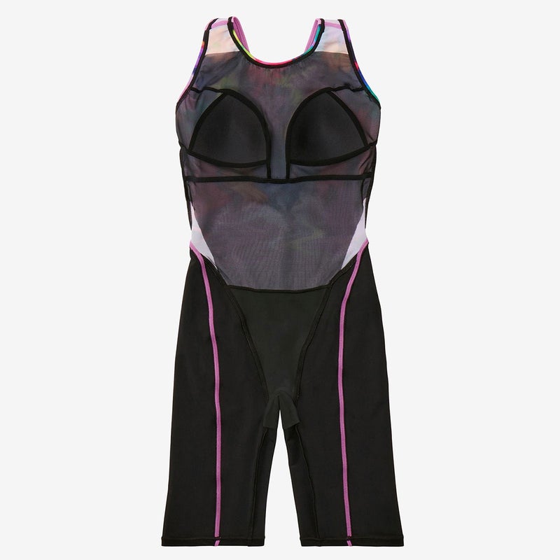スピードSPEEDOスイムフィットネス競泳水着デイジールースンニースキンDAISYLOOSENKNEESKINSFW12662-BLレディース女性26S2