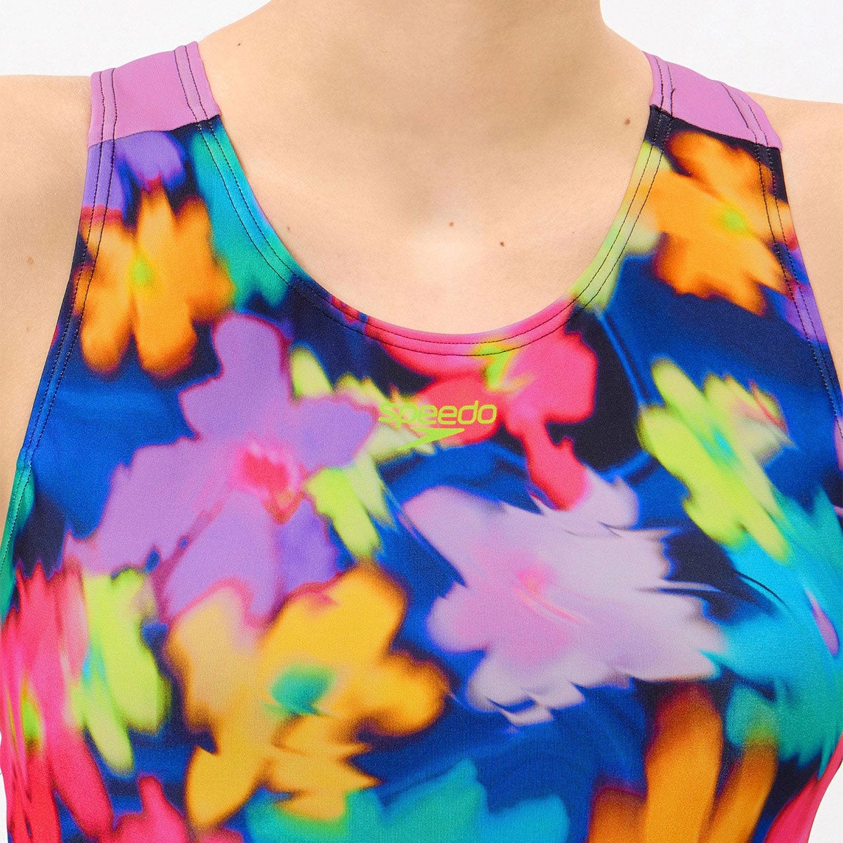 スピードSPEEDOスイムフィットネス競泳水着デイジールースンニースキンDAISYLOOSENKNEESKINSFW12662-BLレディース女性26S2