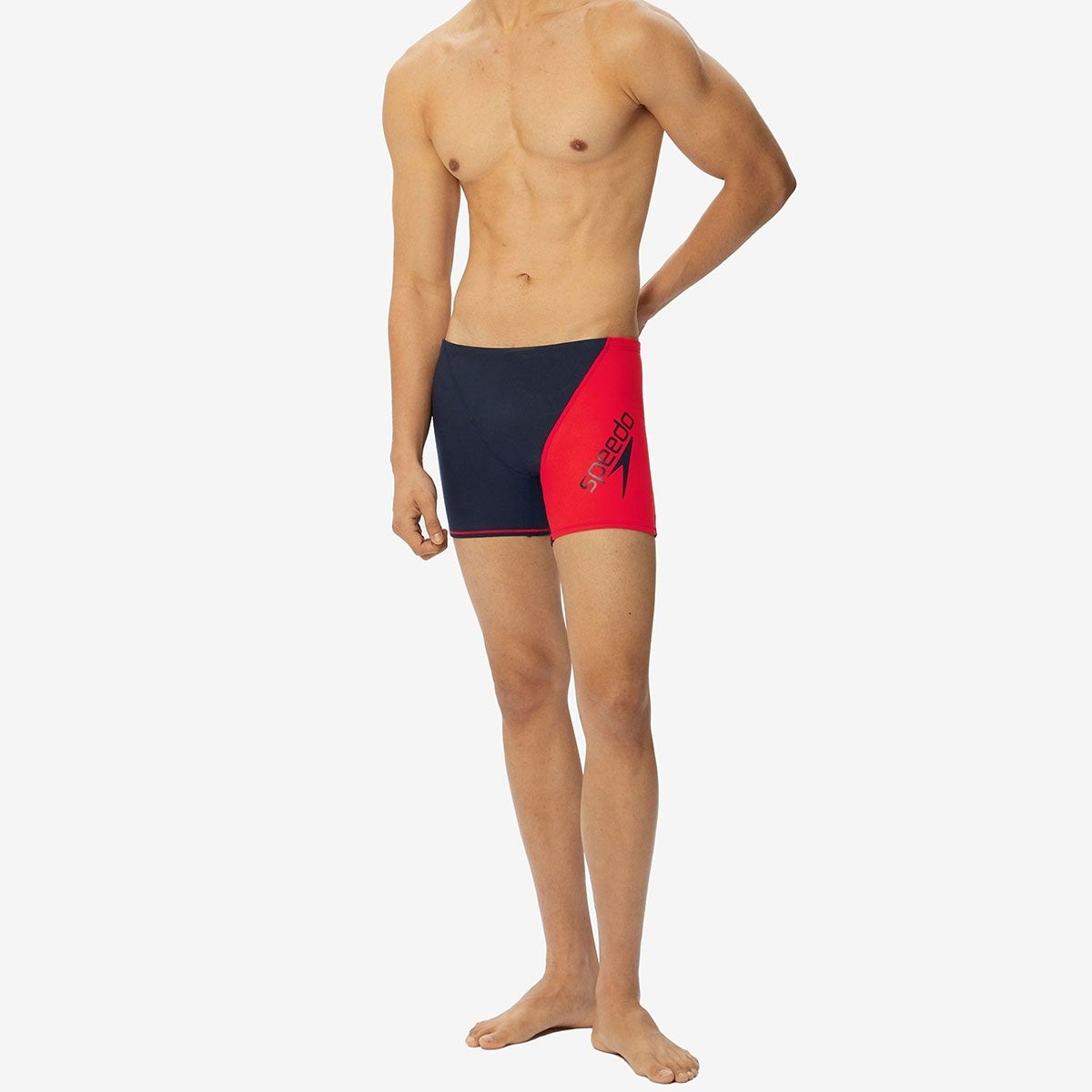 スピードSPEEDOスイムフィットネス競泳水着パネルフリージリーターンズハーフボックスPANELFREASILYTURNSHALFBOXST52303-KTメンズ男性26S2