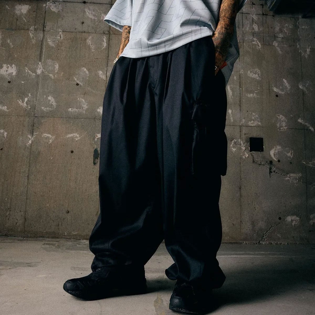 タイトブース TIGHTBOOTH メンズ ロングパンツ TBPR STRIPE BAGGY