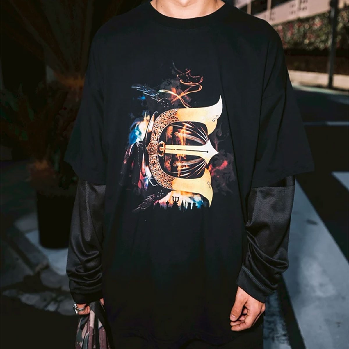 エバース　Tシャツ　② エビセン EVISEN メンズ 半袖 Tシャツ CLASSIC E LOGO TEE 26SU-T05