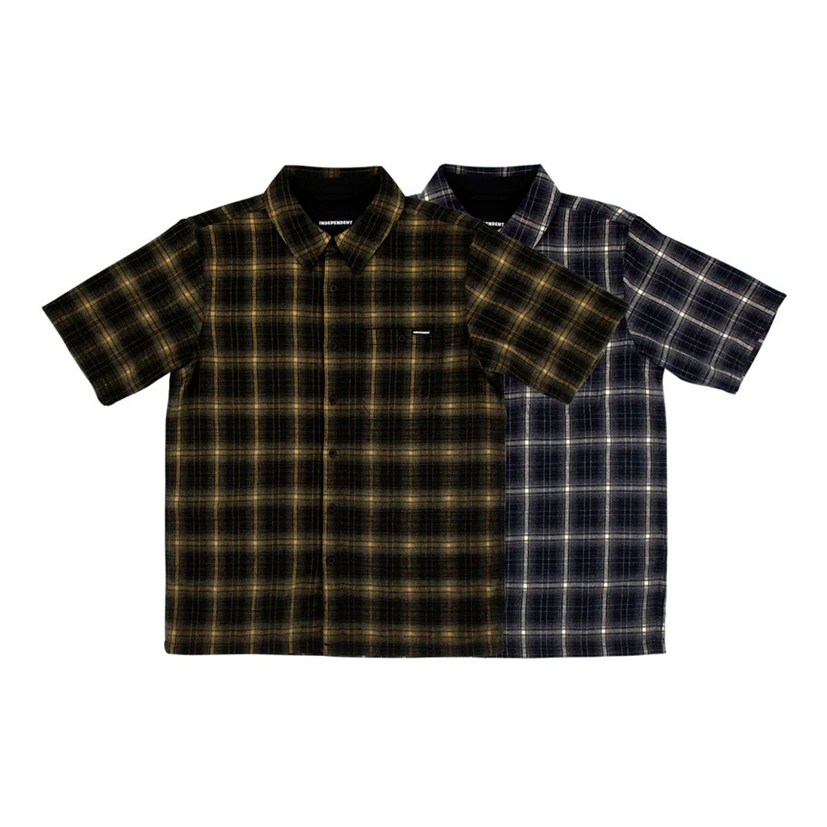 インディペンデントINDEPENDENTスケボースケートボードウェア半袖シャツBELMONTS/SFLANNELTOP518262202メンズ男性26SU春夏