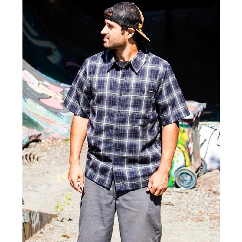 インディペンデントINDEPENDENTスケボースケートボードウェア半袖シャツBELMONTS/SFLANNELTOP518262202メンズ男性26SU春夏
