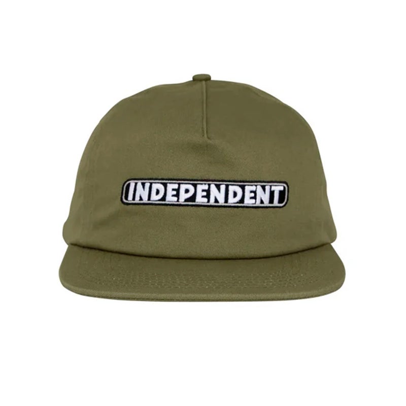 インディペンデントINDEPENDENTスケボースケートボード帽子キャップBARLOGOSNAPBACKHAT51826270626SU春夏