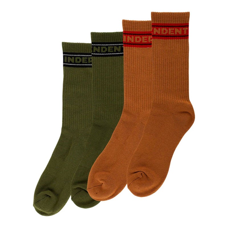 インディペンデントINDEPENDENTスケボースケートボードソックス靴下BARLOGO2-PACKSOCKS518262905メンズ男性26SU春夏