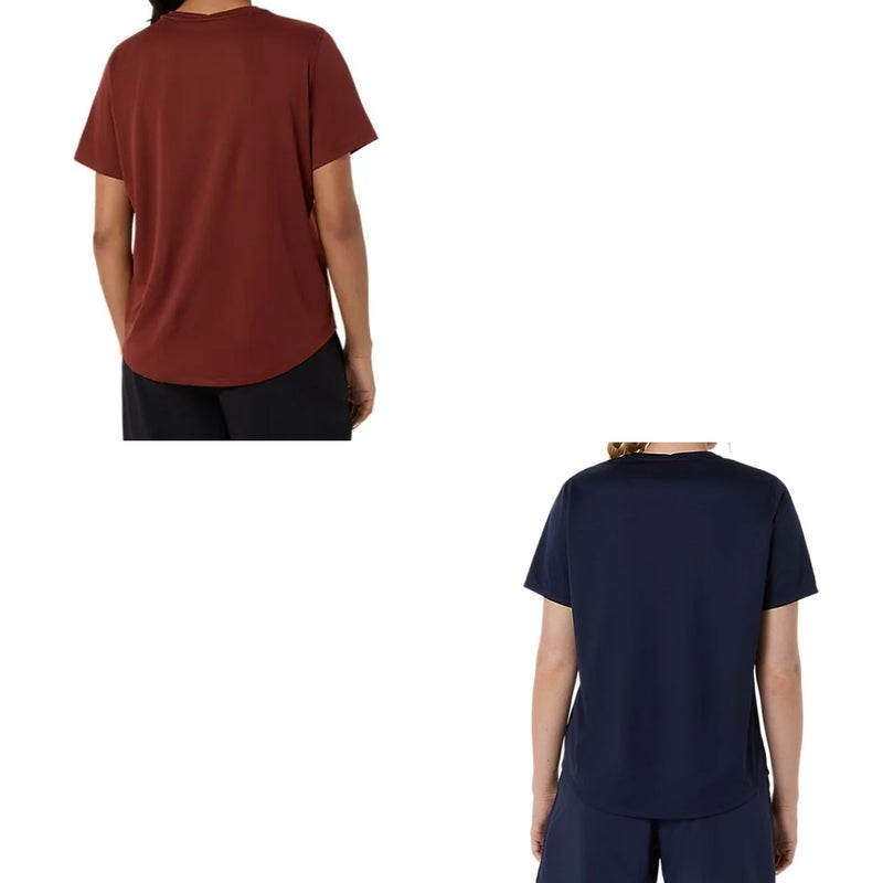 アシックスasicsランニングウェア半袖TシャツシルバーショートスリーブトップSILVERSHORTSLEEVETOP2012D144レディース女性26FA秋冬