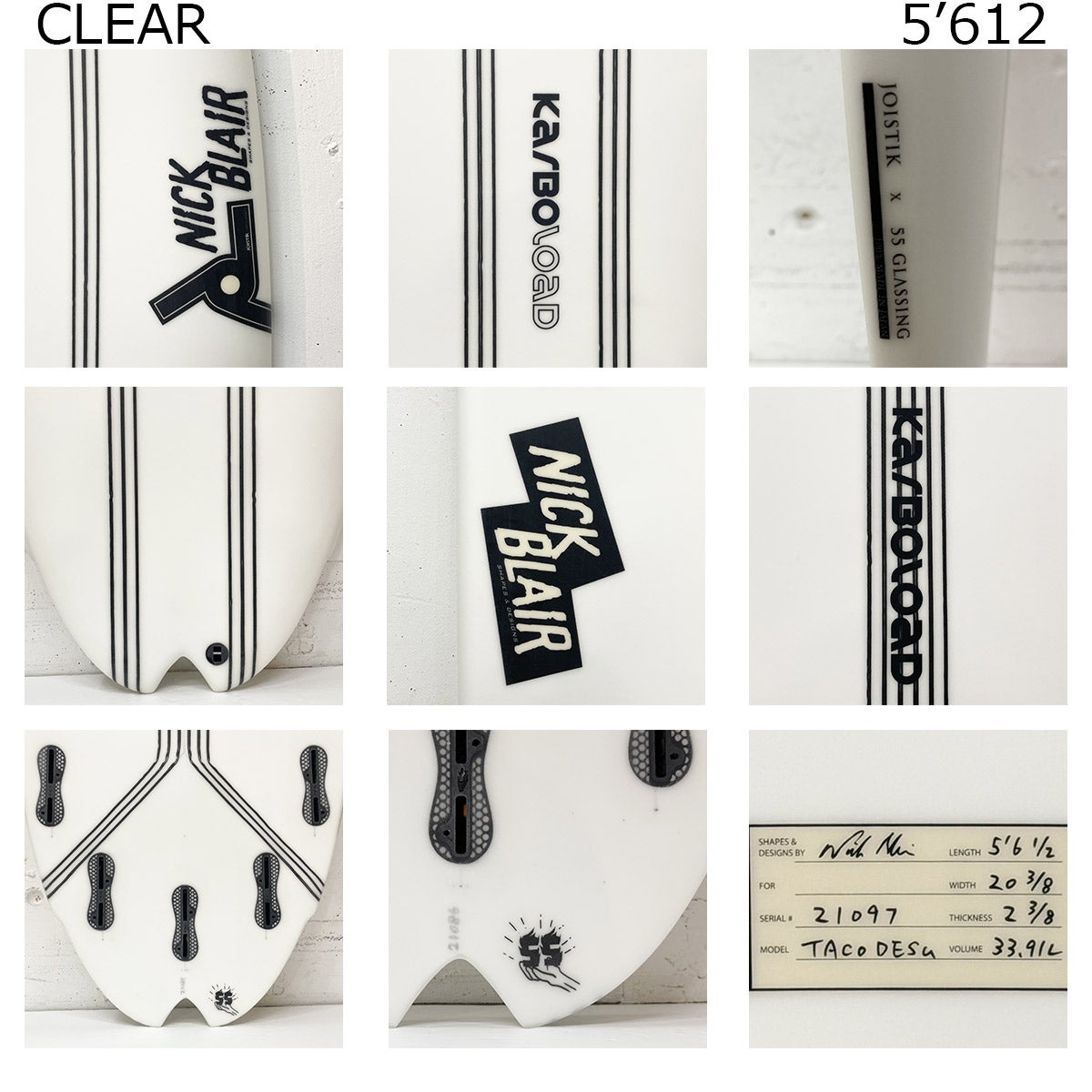 ジョイスティック JOISTIK SURF BOARDS ショートボード TACO DESU