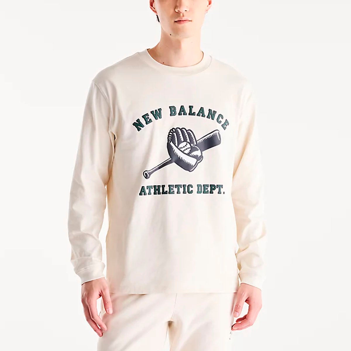 ニューバランスNewBalanceベースボール野球ソフトボールウェア長袖TシャツロンT大谷翔平シグネチャーロングスリーブTシャツMT6202LZ-LINメンズ男性26FA秋冬