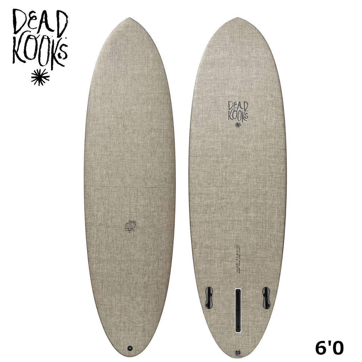 デッドクークスDEADKOOKSサーフィンサーフサーフボード板ショートボードSALTYSHORTFLAX6.0EPSEPOXYDKSS45
