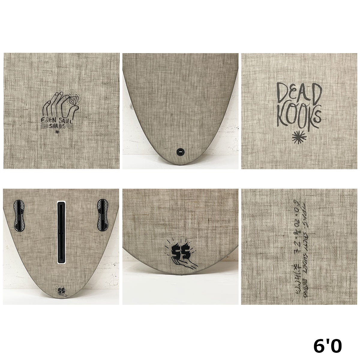 デッドクークスDEADKOOKSサーフィンサーフサーフボード板ショートボードSALTYSHORTFLAX6.0EPSEPOXYDKSS45