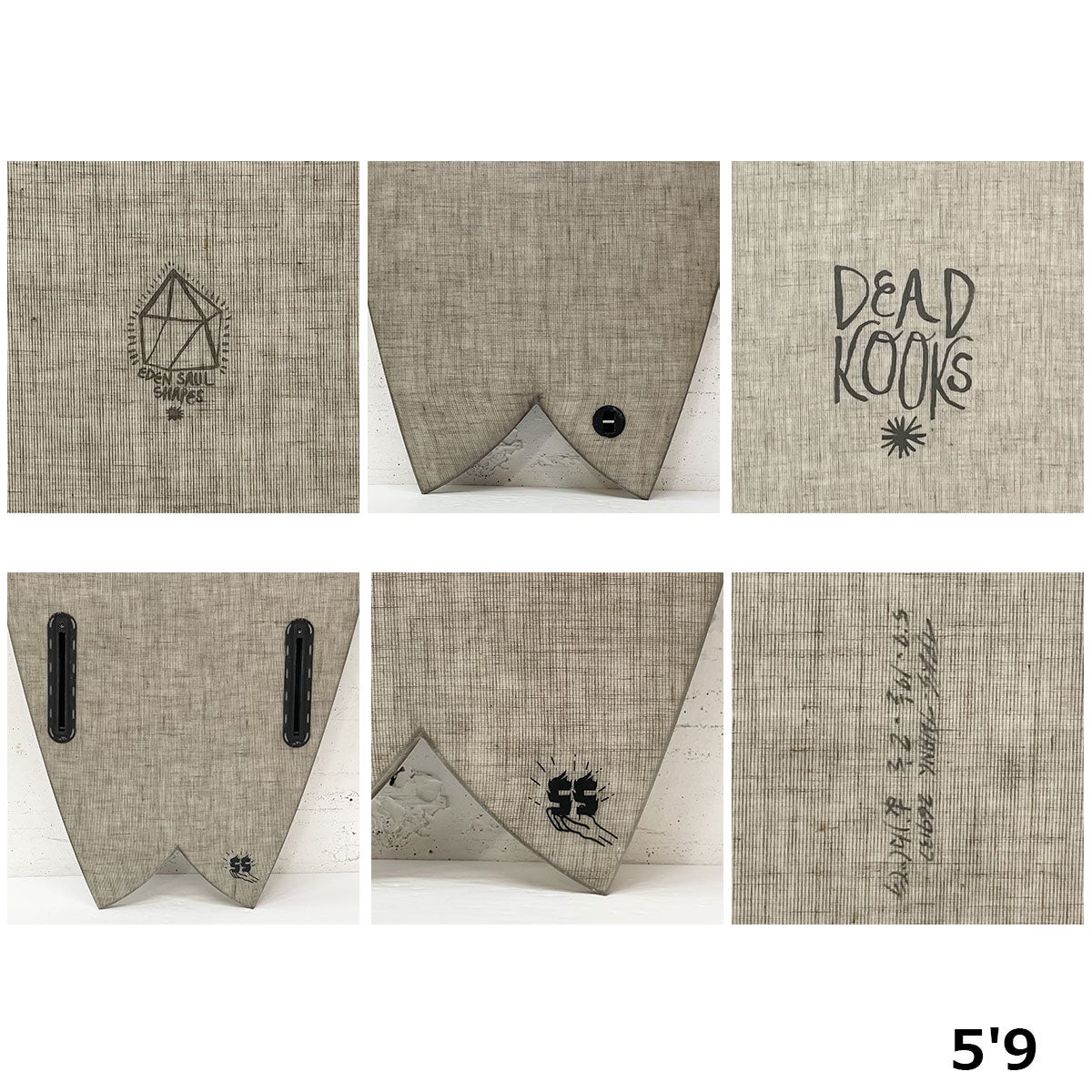 デッドクークスDEADKOOKSサーフィンサーフサーフボード板ツインTHANGFLAXEPSEPOXYDKTG40SP