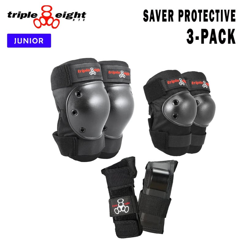 トリプルエイトtripleeightスケボースケートボードプロテクターJrSAVERSERIESPROTECTIVE3-PACKT818JS3ジュニアキッズ子ども男の子女の子