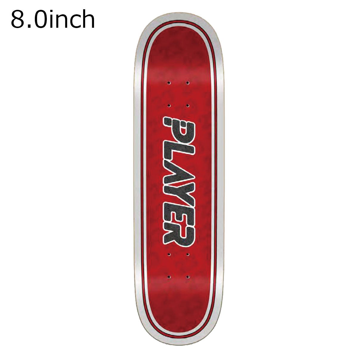 プレイヤースケートボードPLAYERSKATEBOARDSスケボースケートボードデッキ板LEGENDSTEAMREDP18.0PLE