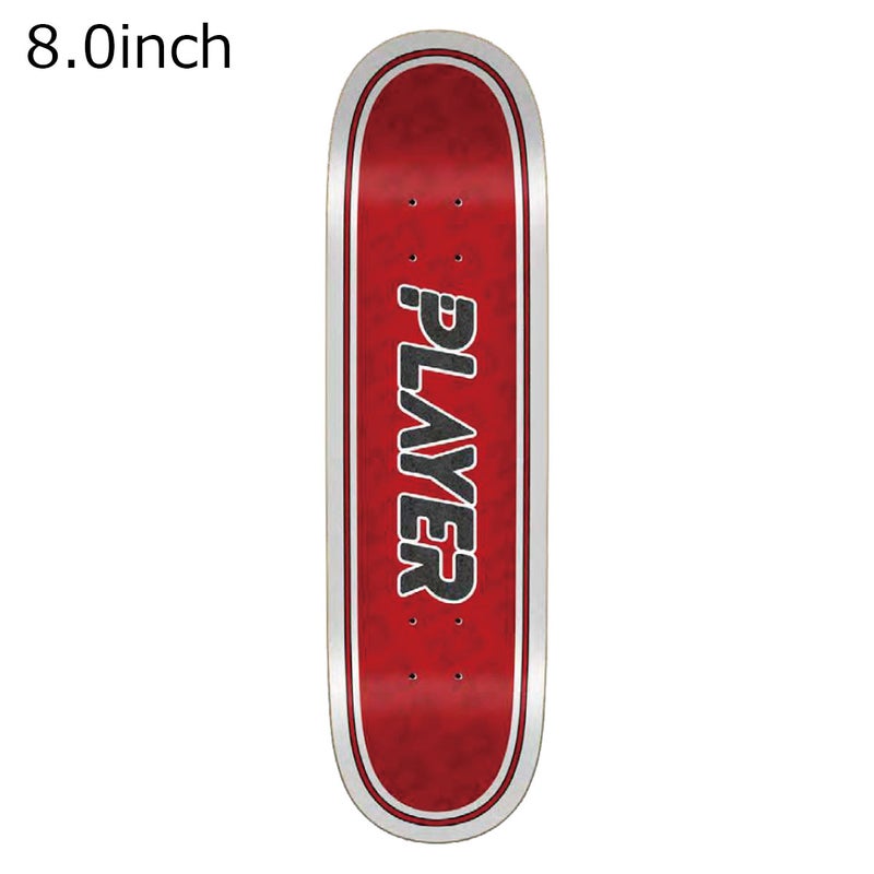 プレイヤースケートボードPLAYERSKATEBOARDSスケボースケートボードデッキ板LEGENDSTEAMREDP18.0PLE