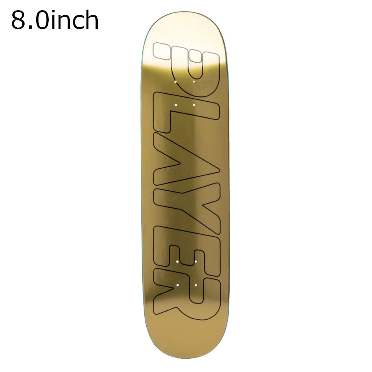 プレイヤースケートボードPLAYERSKATEBOARDSスケボースケートボードデッキ板MEDALTEAMGOLDP38.0PME