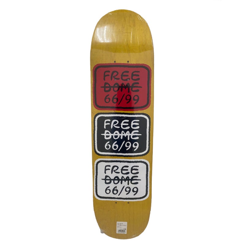 フリーダムFREEDOMEスケボースケートボードデッキ板STACKEDLOGOTEAMREDBLACK8.125FSR
