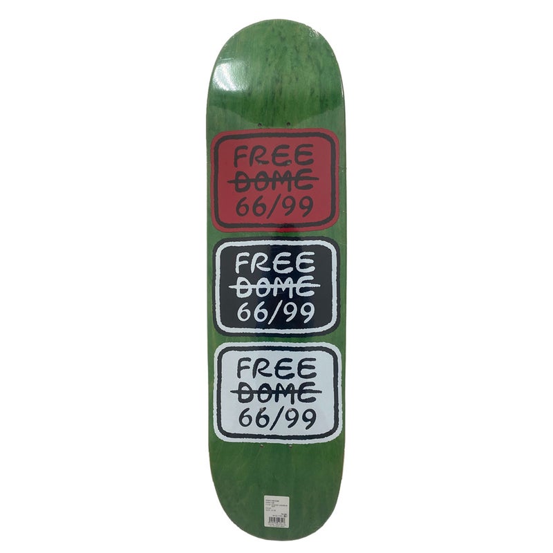 フリーダムFREEDOMEスケボースケートボードデッキ板STACKEDLOGOTEAMREDBLACK8.125FSR