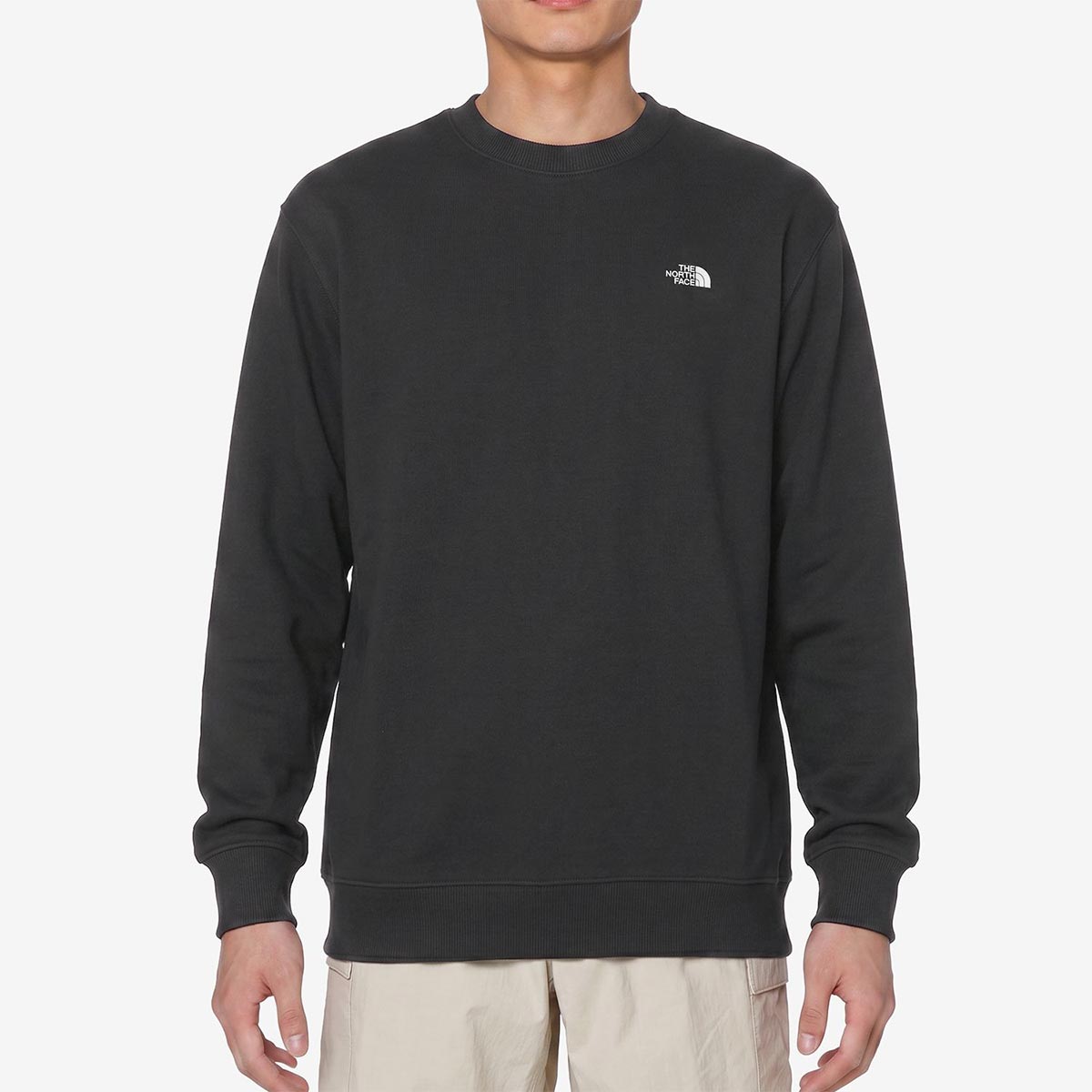 ザ・ノース・フェイスTHENORTHFACEアウトドアカジュアルウェアスウェットトレーナースモールロゴヘザースウェットクルーNT62532-Kメンズレディースユニセックス26FW秋冬