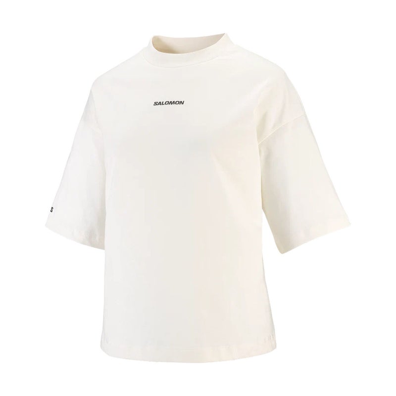 サロモンSALOMONランニングウェア半袖TシャツLOGOLC3014700レディース女性26FA秋冬